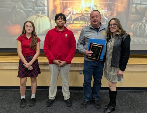 SJS Celebrates Annual Thanksgiving Feast, Honors Retired Fire Chief Brian Hickey