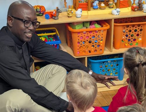 A Joyful Visit from Fr. James Saturday